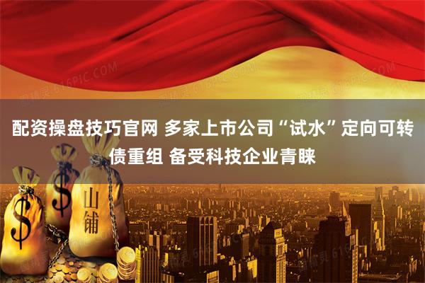 配资操盘技巧官网 多家上市公司“试水”定向可转债重组 备受科技企业青睐