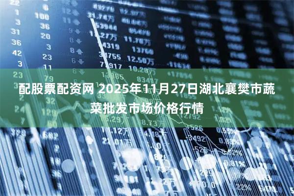 配股票配资网 2025年11月27日湖北襄樊市蔬菜批发市场价格行情